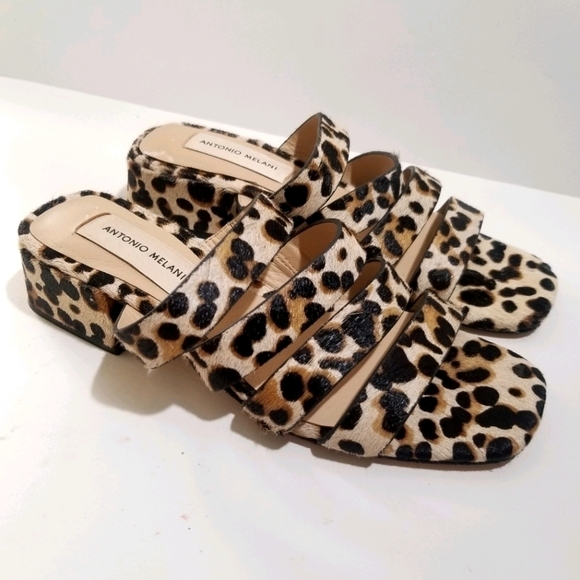 ANTONIO MELANI Cosgrove Leopard Banded Sandal - Picture 8 of 14